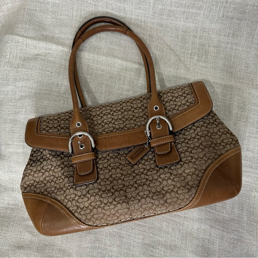 ── SOLD ──
Coach Soho Flap Signature C Satchel Bag